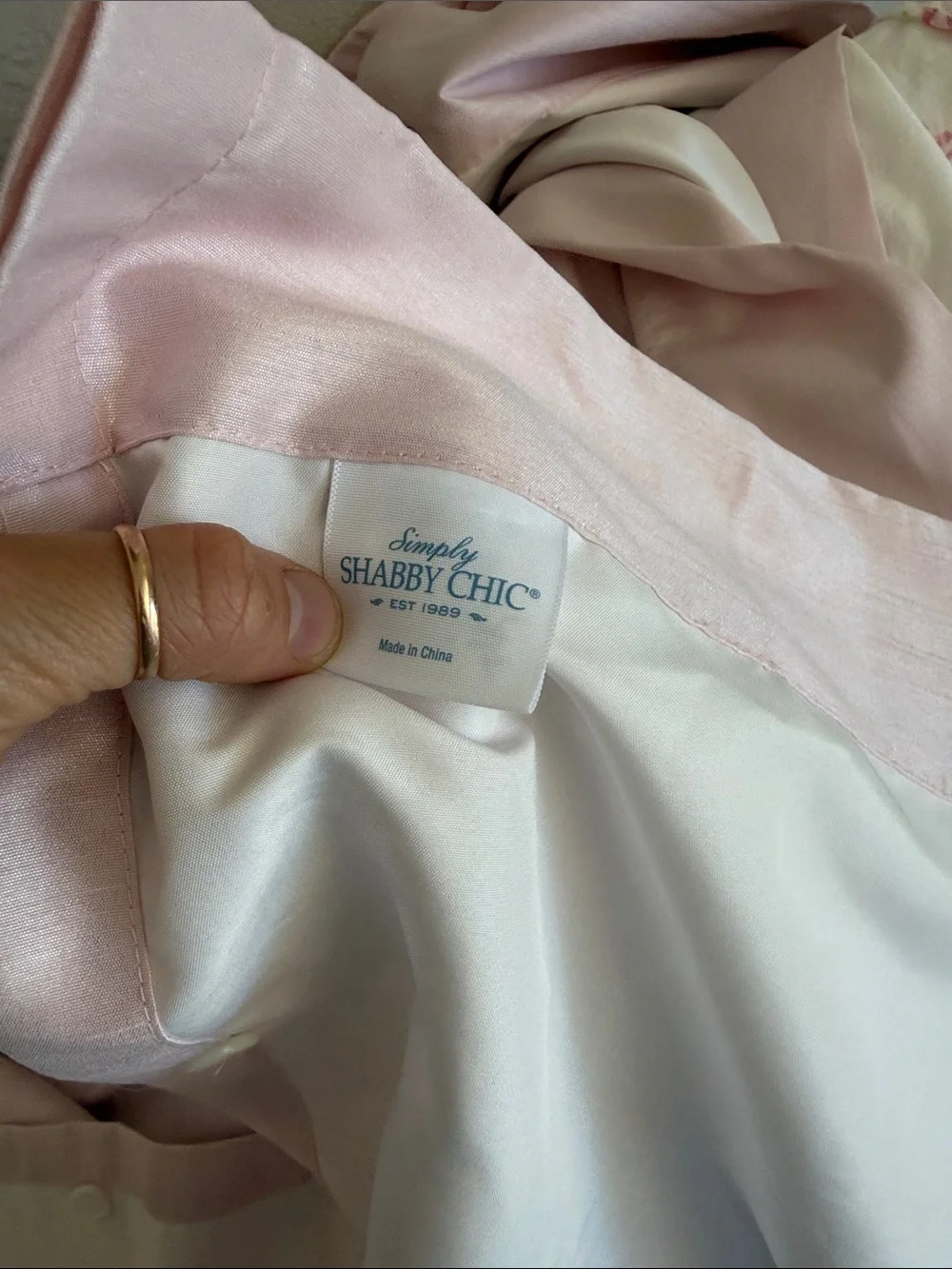 Set of 2 Simply Shabby Chic Balloon Curtain Pale Pink